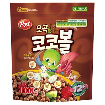 포스트 오곡 코코볼 시리얼, 1000g, 1개