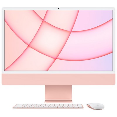 Apple 2021 아이맥 24, 핑크, M1, Apple M1 7 core, SSD 256GB, 8GB, Retina 4.5K, 미지원, MJVA3KH/A, 기본형