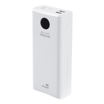 액센 보조배터리 30000mAh 멀티단자, B330, 화이트