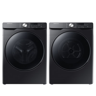 삼성전자 그랑데 드럼세탁기 WF24T8000KV 24kg+건조기 DV17T8520BV 17kg 방문설치, 블랙 케비어