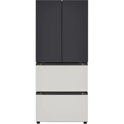 LG전자 디오스 오브제컬렉션 김치톡톡 김치냉장고 방문설치, 블랙 + 그레이, Z407MBG141