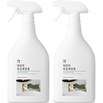 살림백서 딥클린 화장실 청소 세정제, 2개, 800ml_살림백서로 집안 정리하자