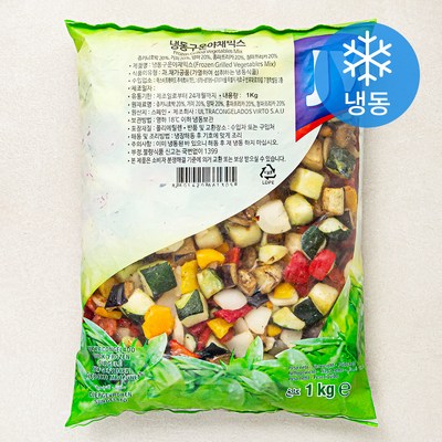  구운 야채 믹스 (냉동), 1kg, 1개 