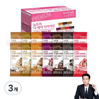 뉴트리디데이 다이어트 쉐이크 해피믹스, 350g, 3개