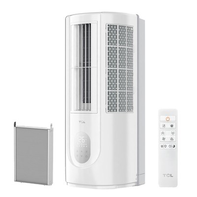 TCL 15㎡ 듀얼인버터 창문형에어컨 + 연장키트 방문설치, TAC-07CWA/DBp, 56cm
