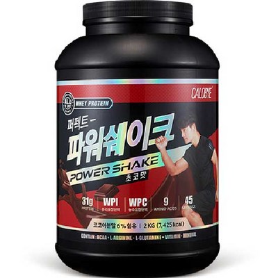  칼로바이 퍼펙트 파워쉐이크 초코맛 단백질보충제, 1개, 2kg _건강을 위한 단백질 쉐이크