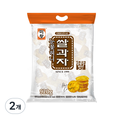  미왕 눈꽃허니 쌀과자, 920g, 2개 