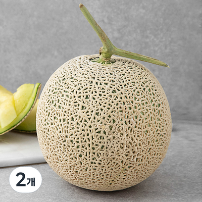 새벽경매 머스크 메론, 1.9kg, 2개_싱그러운 메론의 매력