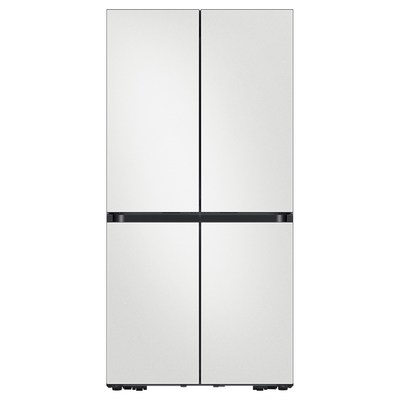 삼성전자 비스포크 4도어 냉장고 메탈 키친핏 615L 방문설치, 코타 화이트, RF60C901301