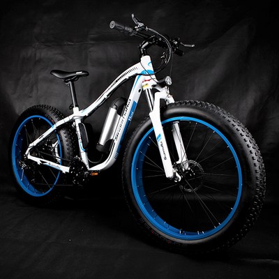 22년 신형출시 750w 2X2 monster E-26 전기팻바이크, 화이트_네이비