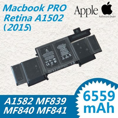 APPLE A1493 A1582 A1502 애플 Retina (2013년말 2014년) 노트북 배터리, Macbook PRO Retina A1502（2015년)A1582