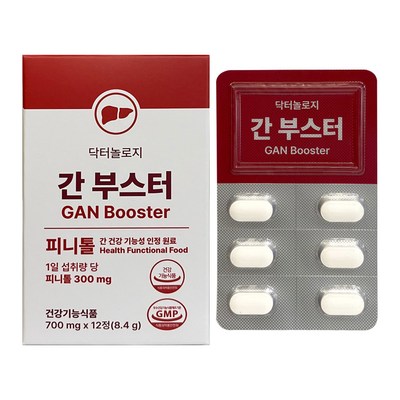 닥터놀로지 간부스터 피니톨 밀크씨슬 700mg x 12정, 1개_건강을 지키는 힘