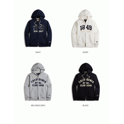 후아유 공용 시그니처 패치 후드집업 Signature Patch Hood Zip-up WHMZE1211U