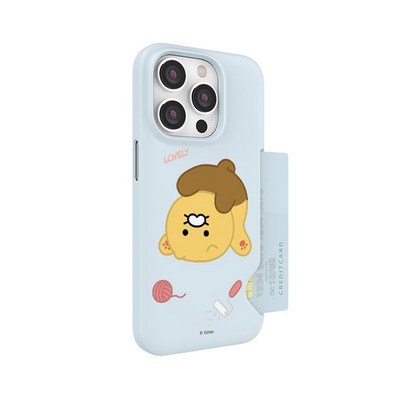 카카오프렌즈 춘식이 슬림 카드 하드 휴대폰 케이스 갤럭시S23 S22 S21 S10 5G