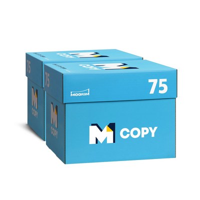  무림제지 M Copy 75g A4용지 에이포 복사용지 2박스 5000매, A4 _프리미엄 퀄리티의 A4용지로 깔끔하고 세련된 문서 작성하기