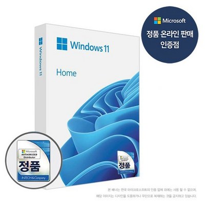  마이크로소프트 Windows 11 Home FPP USB [온라인공인인증점], 1개 