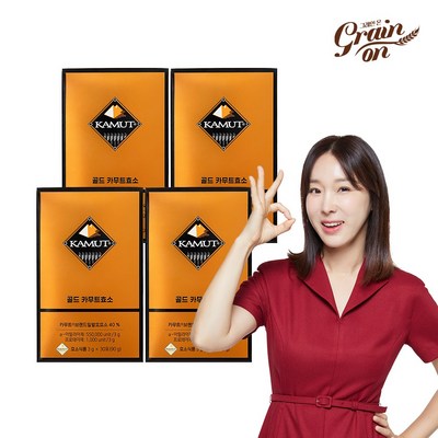 골드 카무트효소 [카무브 브랜드밀발효효소 40%], 90g, 4개_다양한 효소 함유량으로 믿을만한 카무트효소브랜드