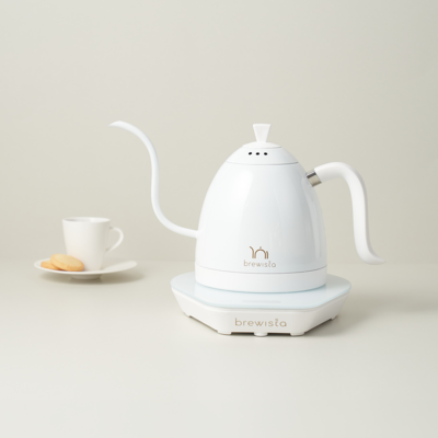 브뤼스타 아티산 전기드립포트 PRO, 600ml, 올화이트