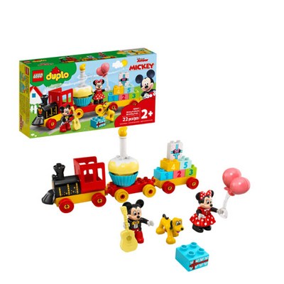 레고 듀플로 10941 디즈니 미키와 미니의 생일 기차, 혼합색상