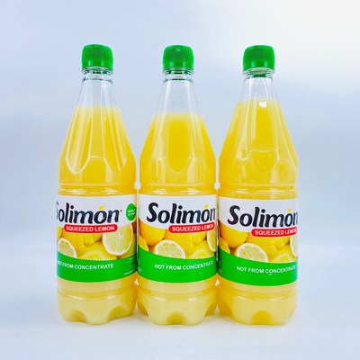 솔리몬 스퀴즈드 레몬즙, 990ml, 3개_상쾌한 레몬향 만끽