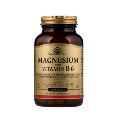 솔가 마그네슘 비타민 B6 포함 타블렛, 250개입, 1개