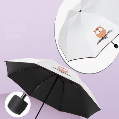 우아한클릭 초경량 UV 자외선차단 접이식 3단 양산 가벼운 우산 1+1