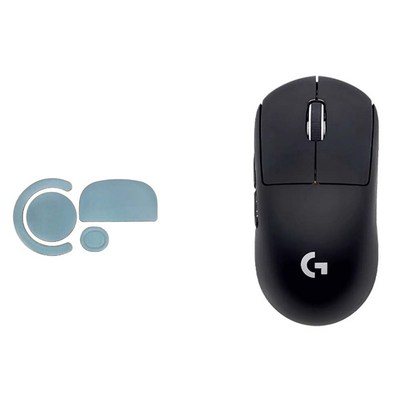 로지텍 지슈라 G PRO X SUPERLIGHT 마우스 + 마우스피트 세트, 블랙+마우스피트