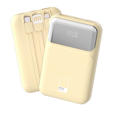 팬톤 PD 22.5W 초고속충전 대용량 케이블 일체형 미러 보조배터리 10000mAh PGB-20, Lily Cream_완벽한 모바일 충전을 위한 보조배터리 추천 TOP 5