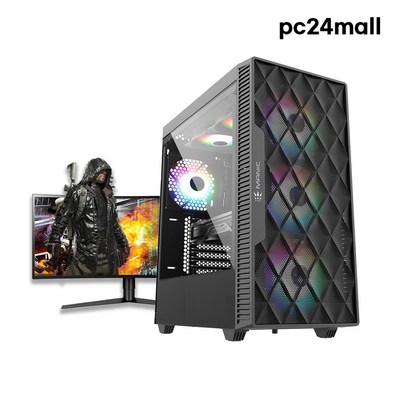  컴퓨터 조립PC 게이밍컴퓨터 고성능 i5 i7 11세대 RTX3060 GTX1060 사무용 주식용 롤 피파 최신게임, 게임02 