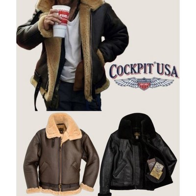 [본사 판매처] 콕핏 USA 톰하디 양가죽 무스탕 R.A.F Sheepskin Bomber Jacket Z2109_포근한 겨울을 준비하는 필수템