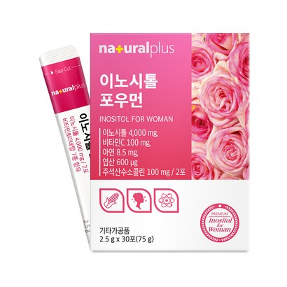 내츄럴플러스 이노시톨 포우먼 30포 1박스, 75g, 1개