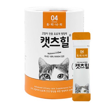 캣츠힐 유리너리 고양이 전용 영양제 2g, 1팩, 방광염 요로건강, 키토산