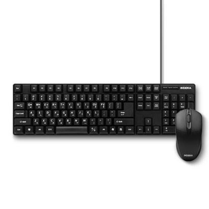 인데나 멤브레인 USB 유선 키보드  마우스 콤보 리뷰후기