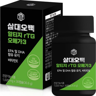 삼대오백 알티지 오메가3 30정 1개 - 오메가369 리뷰후기