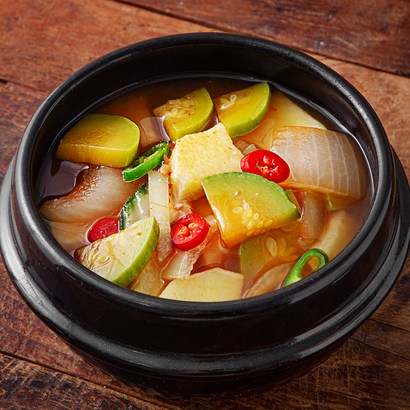 집반찬연구소 간편 된장찌개 만들기 손질야채 240g + 된장찌개소스 65g 세트, 1세트