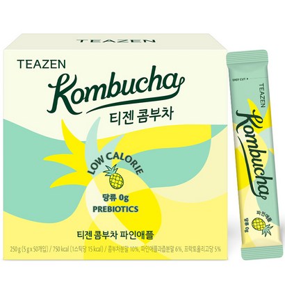 티젠 콤부차 파인애플, 5g, 50개입, 1개