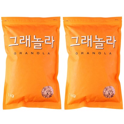 그래놀라, 1kg, 2개