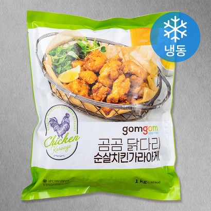 곰곰 닭다리 순살치킨가라아게, 1kg, 1개