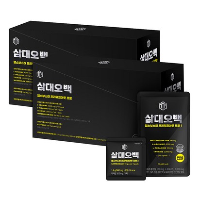 삼대오백 헬스부스터 프리워크아웃 프로, 15회분, 1050g, 2개