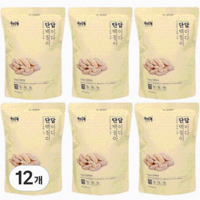 자연공유 단백질이 답이다 과자 오리지널, 50g, 12개