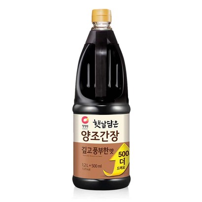 청정원 양조간장 깊고 풍부한 맛