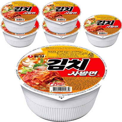 농심 김치 사발면 소컵