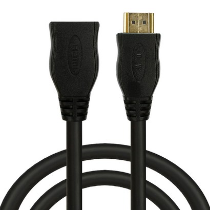 컴길 HDMI 20Ver 연장 케이블 블랙 리뷰후기