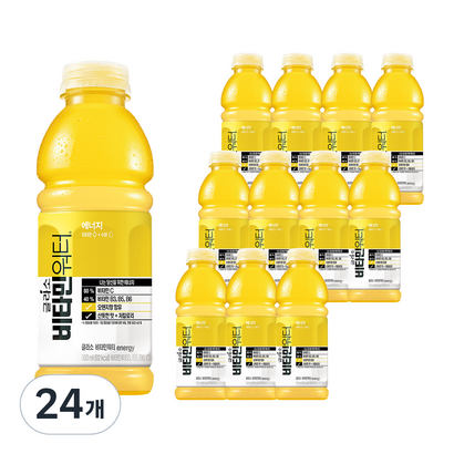 글라소 비타민워터 에너지, 500ml, 24개