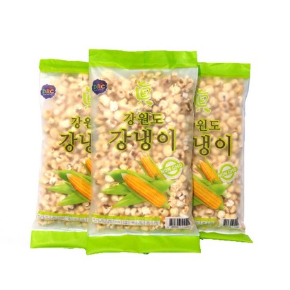 [두레에프엔이] /강원도 강냉이/국내산강냉이/옥수수/간식/뻥튀기/친환경/유기농설탕함류/