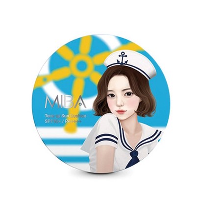 [선 본품1개] 미바 이온칼슘 칼라민 톤업 선 쿠션  x1