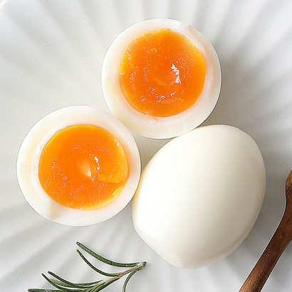 반숙계란 무항생제 인증란 사용 촉촉하고 부드럽고 담백한 계란 HACCP인증 편의점계란 사무실간식 - 구운계란/훈제란 리뷰후기