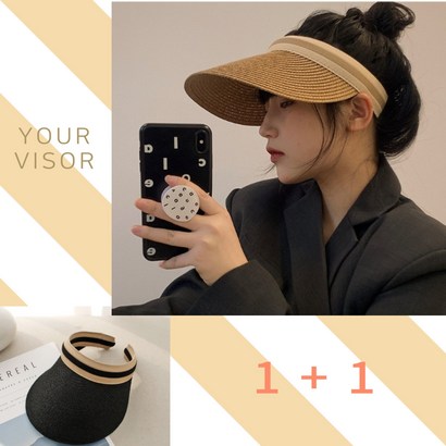 [] 산타야몰 봄맞이 새학기 라피아 모자