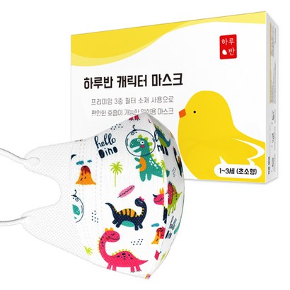 하루반 캐릭터 마스크 30P 리뷰후기