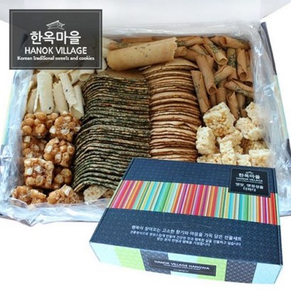 [한옥마을한과] 알뜰한과세트 전병, 1.2kg, 1개